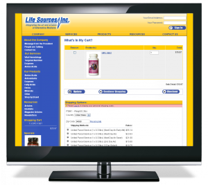 Life Sources eCommerce Site