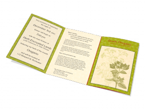 Garden Club - Oregano Herb Self Mailer