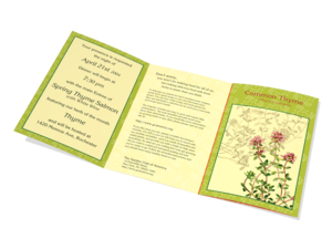 Garden Club - Oregano Herb Self Mailer